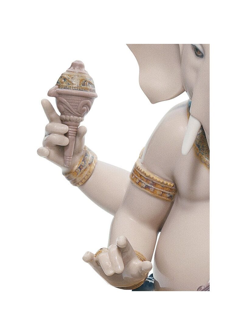 Veena Ganesha Figurine