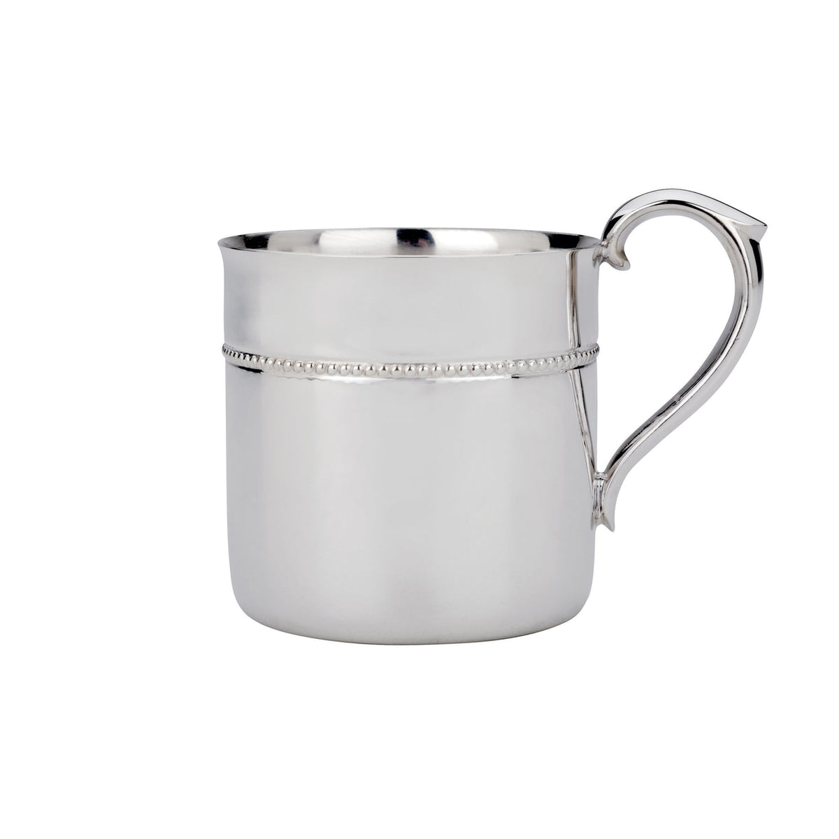 Royal Bead Silverplate Baby Cup