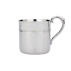 Royal Bead Silverplate Baby Cup