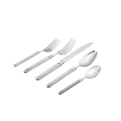 Torsade 18/10 Stainless Steel 45 Piece Flatware Set