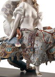 Bacchante On A Panther Woman Sculpture. Limited Edition