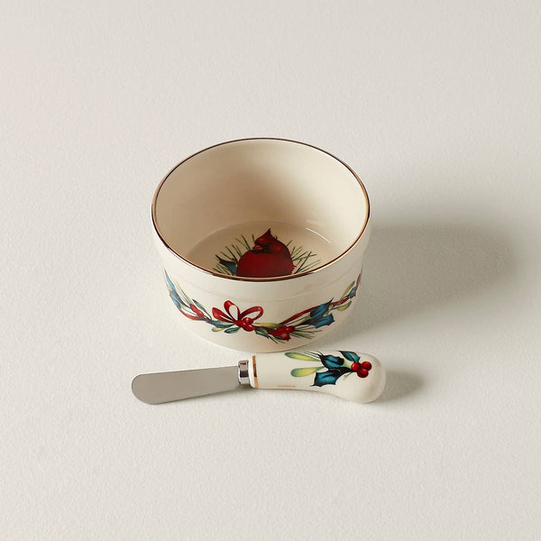 Winter Greetings™ Dip Bowl And Spreader