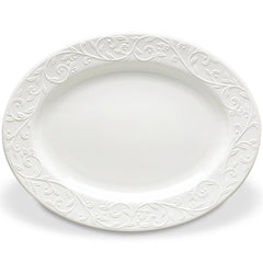 Opal Innocence Carved 16" Oval Serving Platter