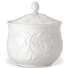 Opal Innocence Carved Sugar Bowl