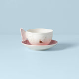 Butterfly Meadow Figural® Pink Cup And Saucer