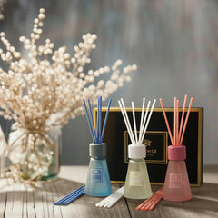 Set of 3 Cone Shaped Reed Diffusers Assorted Colors