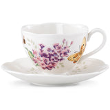 Butterfly Meadow Orange Sulphur Cup And Saucer