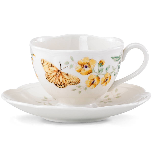 Butterfly Meadow Fritillary Cup And Saucer