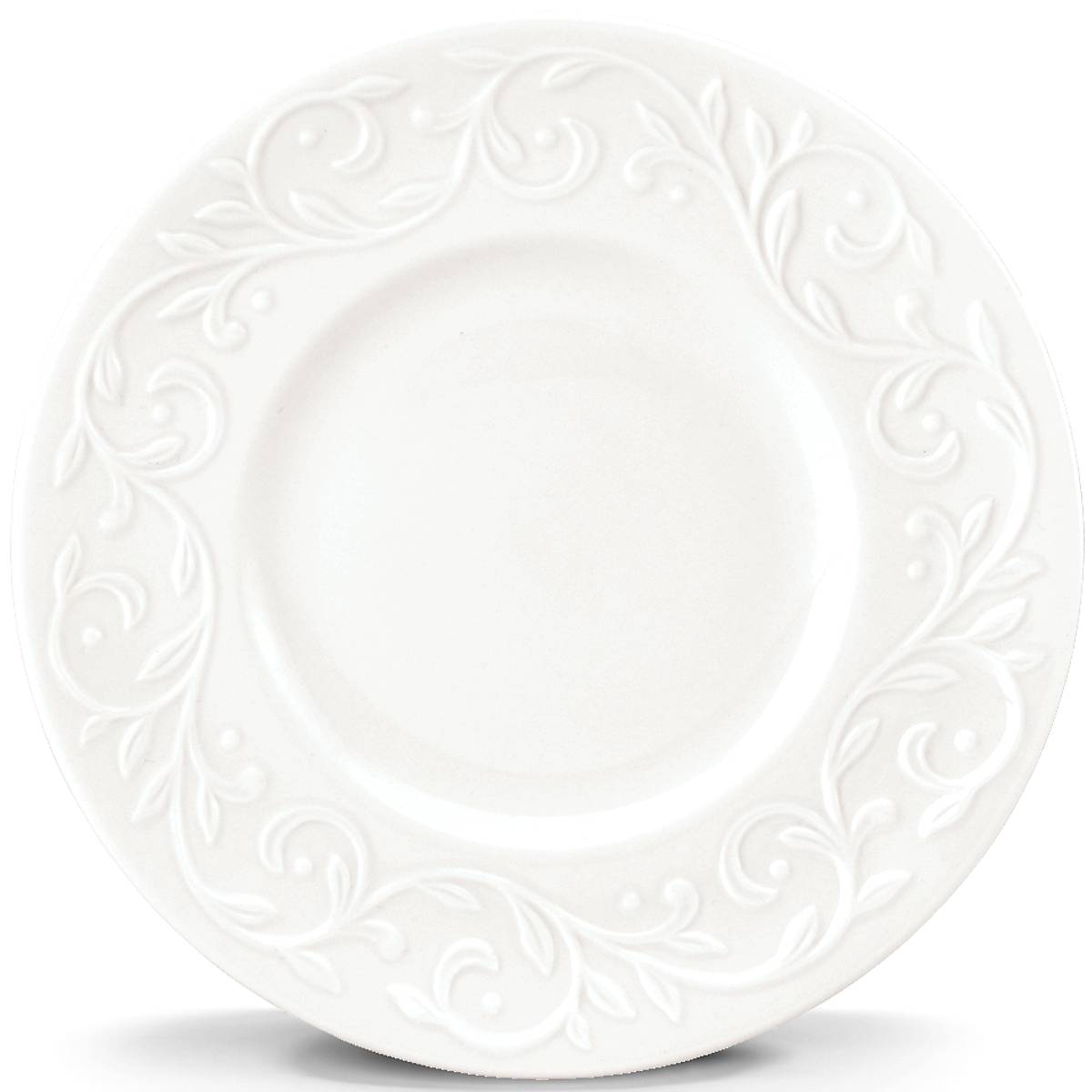 Opal Innocence Carved 4-Piece 7" Dessert Plate Set By Lenox