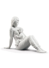 A Mother's Love Figurine. Matte White