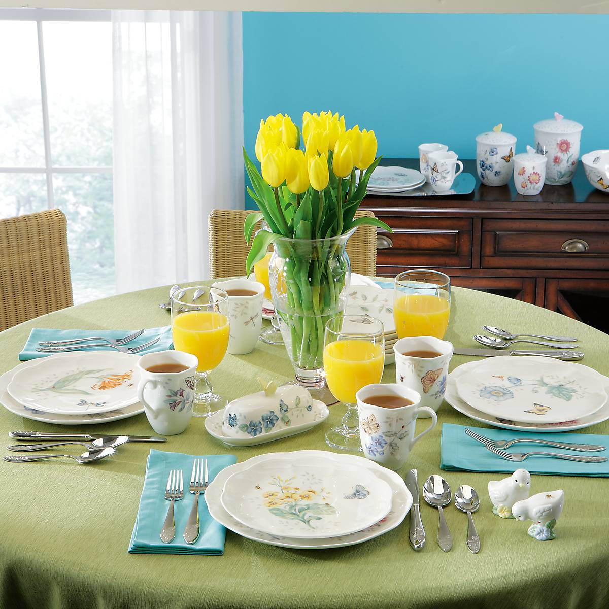 Butterfly Meadow 4-Piece Place Setting