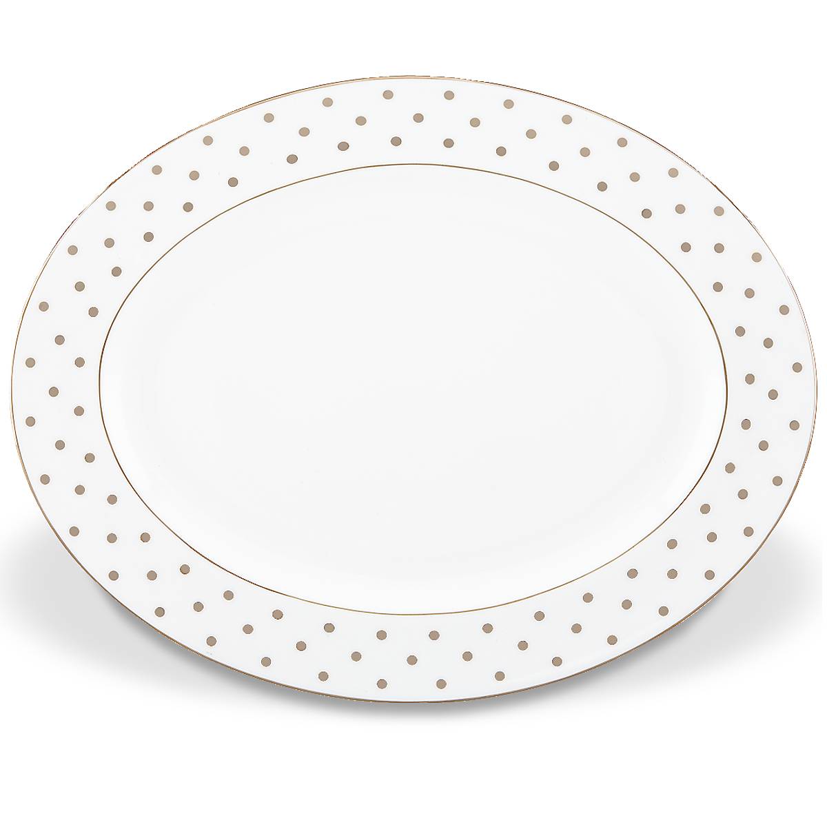 Larabee Road Platinum 16" Oval Serving Platter