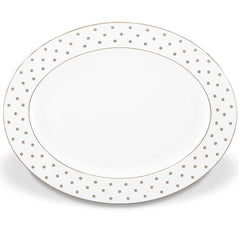 Larabee Road Platinum 16" Oval Serving Platter