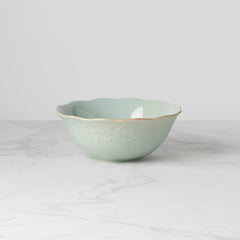 French Perle Ice Blue Large Serving Bowl