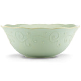 French Perle Ice Blue Large Serving Bowl