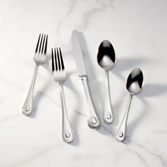 French Perle 65-Piece Flatware Set