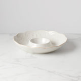 French Perle White™ Chip And Dip Tray