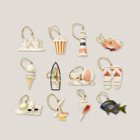 Summer 12-Piece Mini Ornament Set