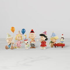 Peanuts 6-Piece Birthday Party Figurine Set