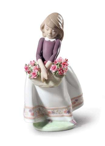 May Flowers Girl Figurine. Special Version