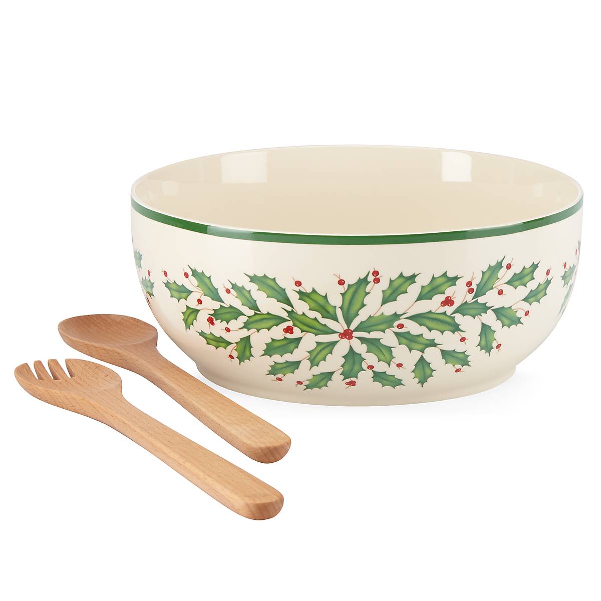 Holiday Salad Bowl & Servers