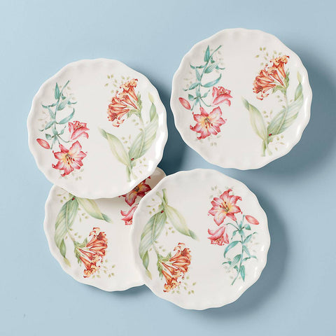Butterfly Meadow Melamine 4-Piece Accent Plates