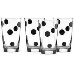 Deco Dot 4-Piece All-Purpose Glass Set