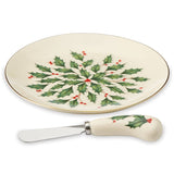 Hosting The Holidays Cheese Plate & Knife Set