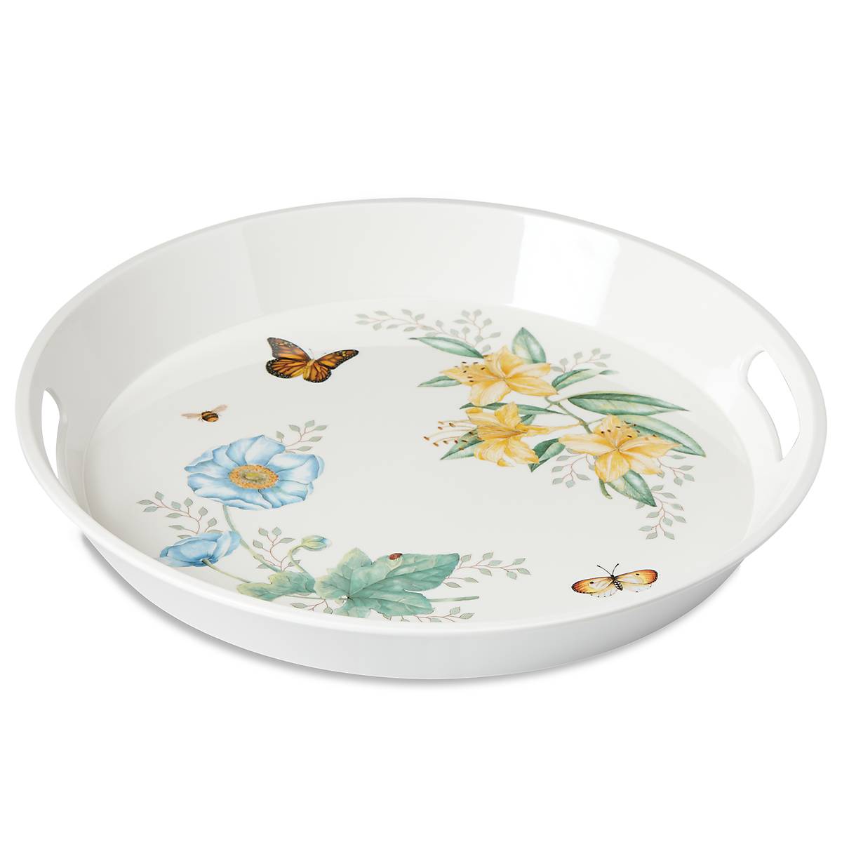 Butterfly Meadow Melamine Round Tray