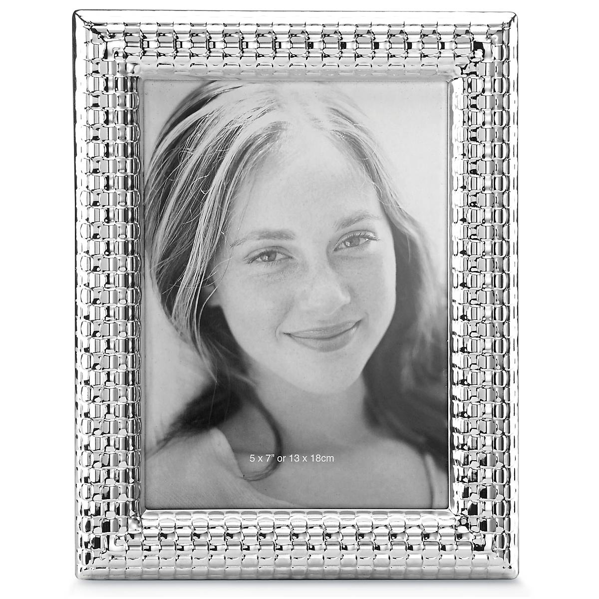 Watchband Silver 5" X 7" Photo Frame