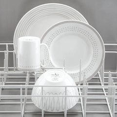 Charlotte Street Grey East 4-piece Place Setting