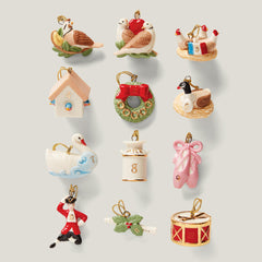 Twelve Days Of Christmas 12-Piece Ornament & Tree Set