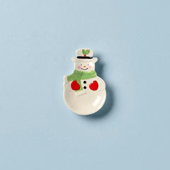 Holiday Snwmn Spoon Rest