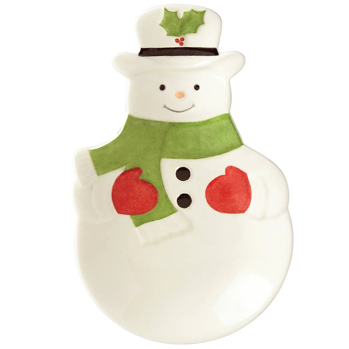 Holiday Snwmn Spoon Rest