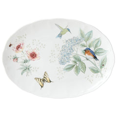 Butterfly Meadow Flutter Eastern Bluebird 16" Oval Ser