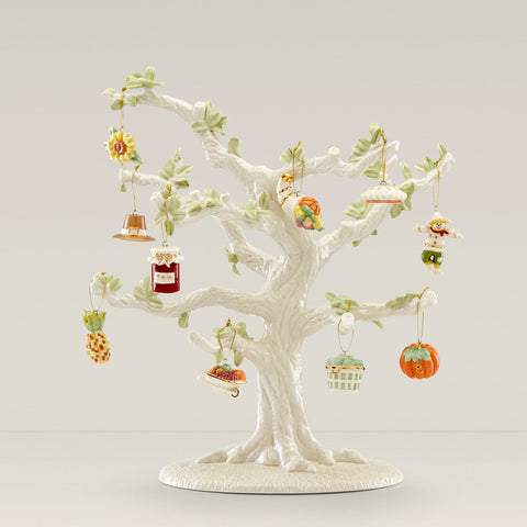 Autumn Favorites 10-Piece Ornament & Tree Set
