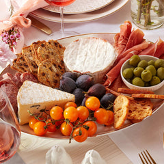 Trianna White 14.5" Serving Platter