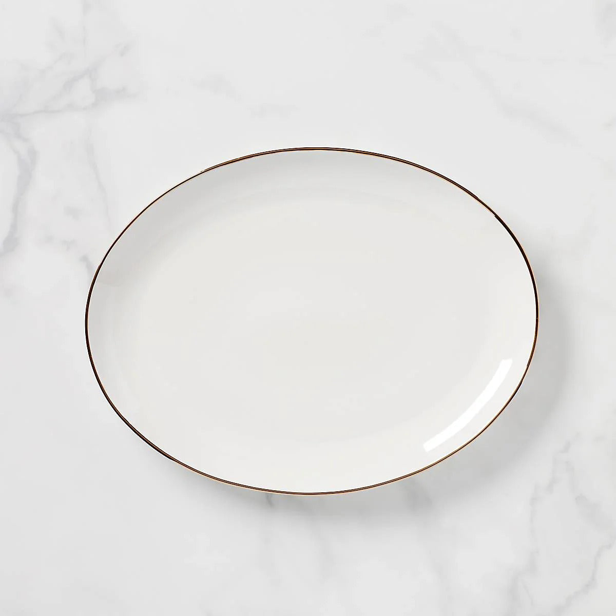 Trianna White 14.5" Serving Platter