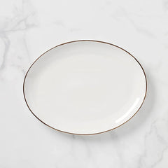 Trianna White 14.5" Serving Platter