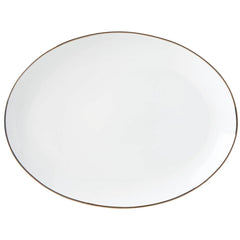 Trianna White 14.5" Serving Platter