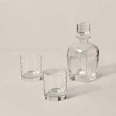 Tuscany Classics 3-Piece Whiskey Decanter & Glass Set