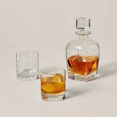 Tuscany Classics 3-Piece Whiskey Decanter & Glass Set