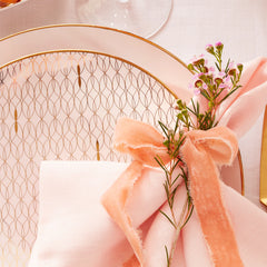 Trianna Blush 12-Piece Dinnerware Set