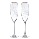 Silver Peony™ Toasting Flute