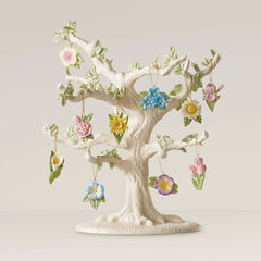 Celebrate Flowers 10Pc Orn Set And Tree
