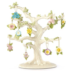 Celebrate Flowers 10Pc Orn Set And Tree