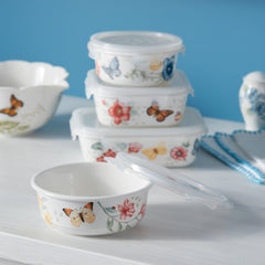 Butterfly Meadow Rectangular Food Storage Container, 28 Oz.