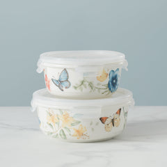 Butterfly Meadow Small Round Food Storage Container