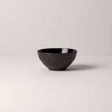 Chelse Muse Fleur Matte Black 4-Piece All-Purpose Bowl Set