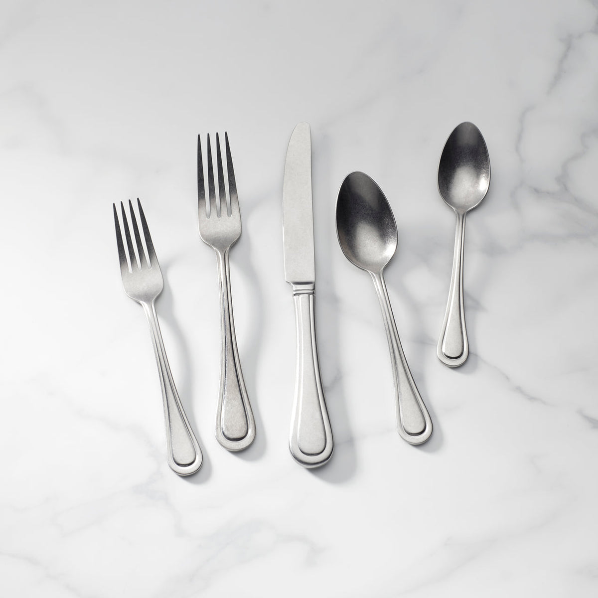 Textured Neutrals 20-Piece Flatware Set